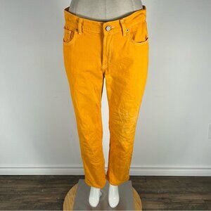 💕 BDG cowgirl Loose Orange Jeans 28x31